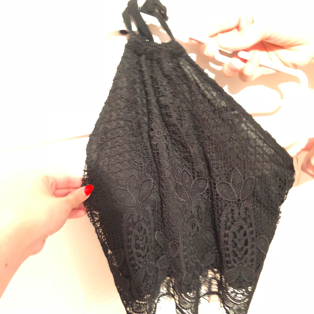 lace halter top